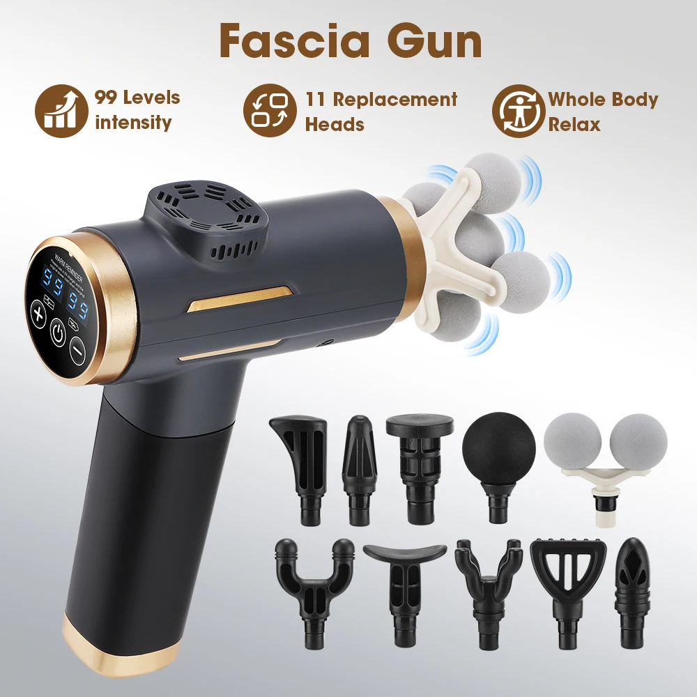 Scalp Massager Electric - Pistola de Masaje Eléctrica de 24W,