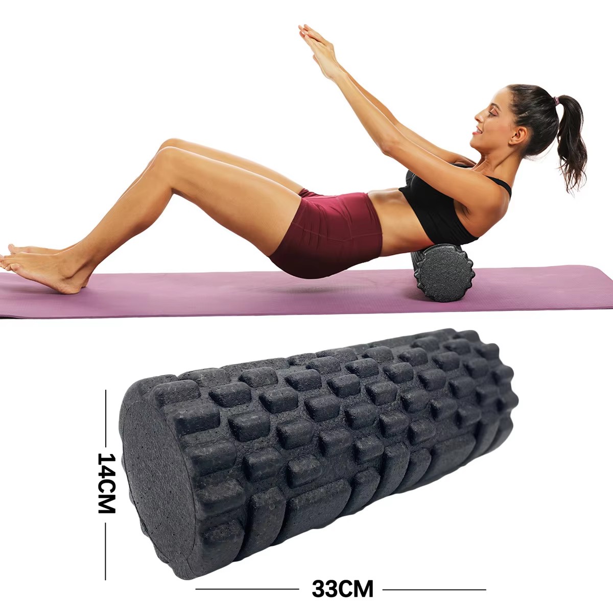 Foam Roller Trigger Point - Rodillo de espuma para Fitness, rodillo