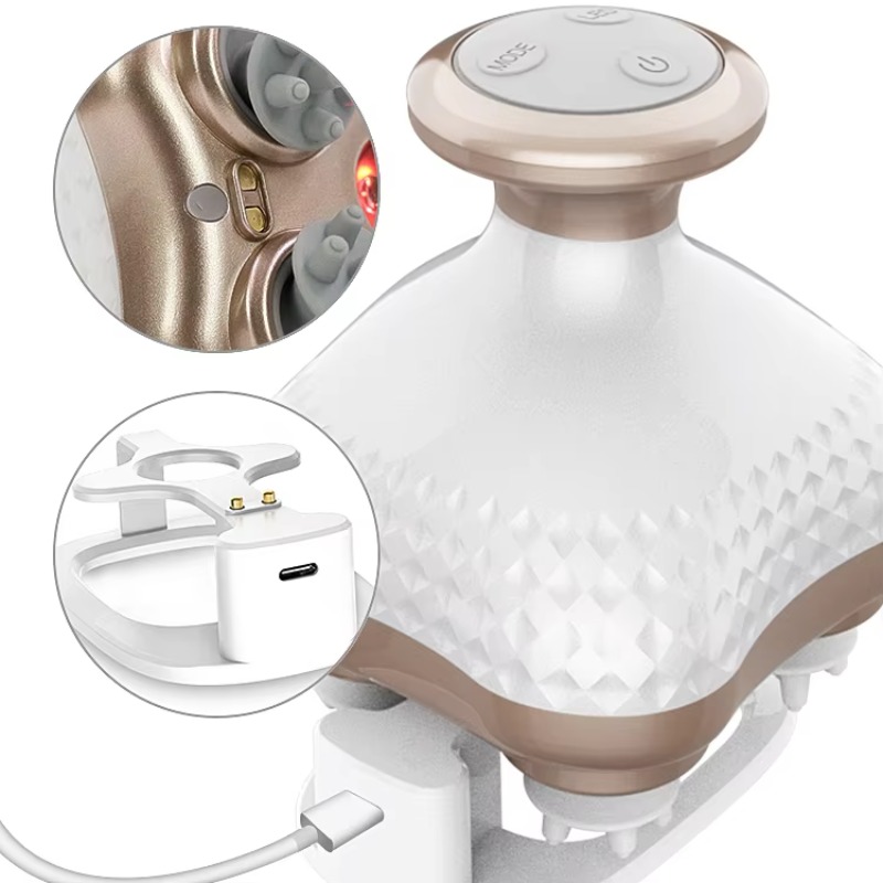 Scalp Massager Electric - Masajeador Eléctrico Portátil para la Cabeza,