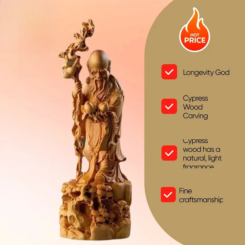 Longevity Health & Wellness Hotel - Figura de ciprés de la suerte