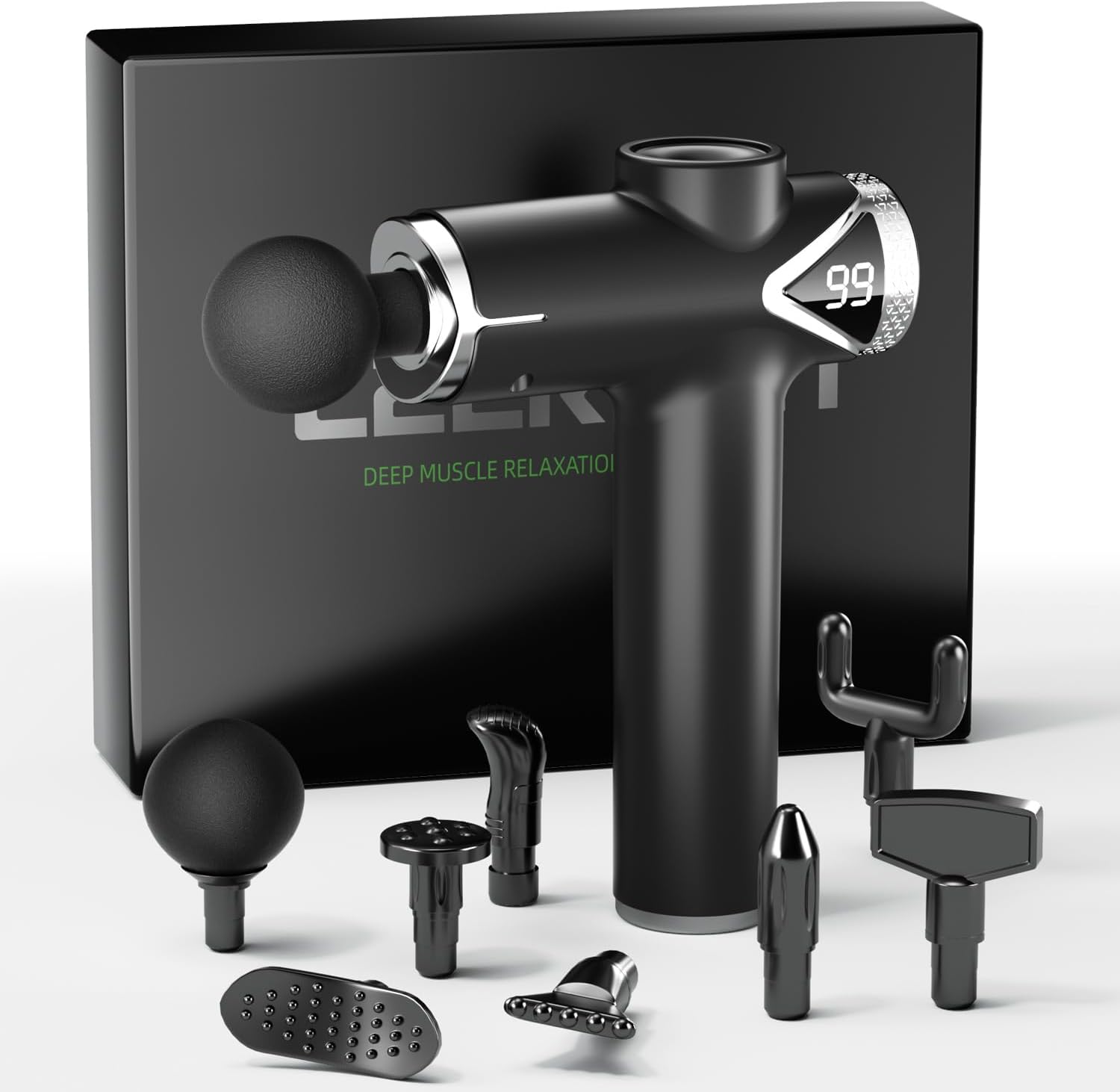 Health Wellness And Fitness - Pistola de Masaje Muscular Profesional para