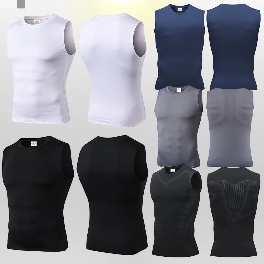 Health Wellness And Fitness - Camiseta Deportiva de Compresión para Hombre,