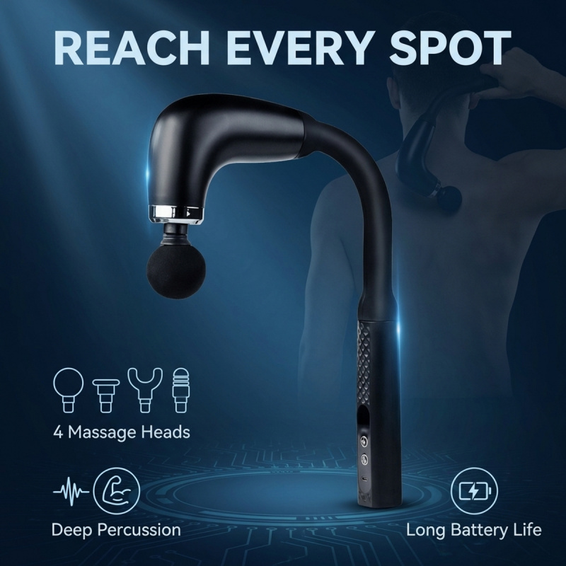 Pistola de Masaje Muscular Elé - Scalp Massager Electric reseña y precio