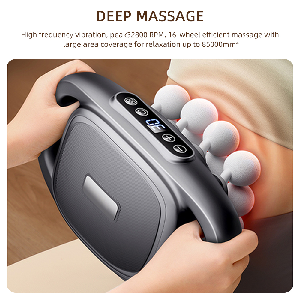 Pistola de Fascia de 16 cabeza - Scalp Massager Electric reseña y precio