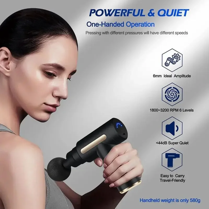 Pistola de masaje fascial port - Scalp Massager Electric reseña y precio